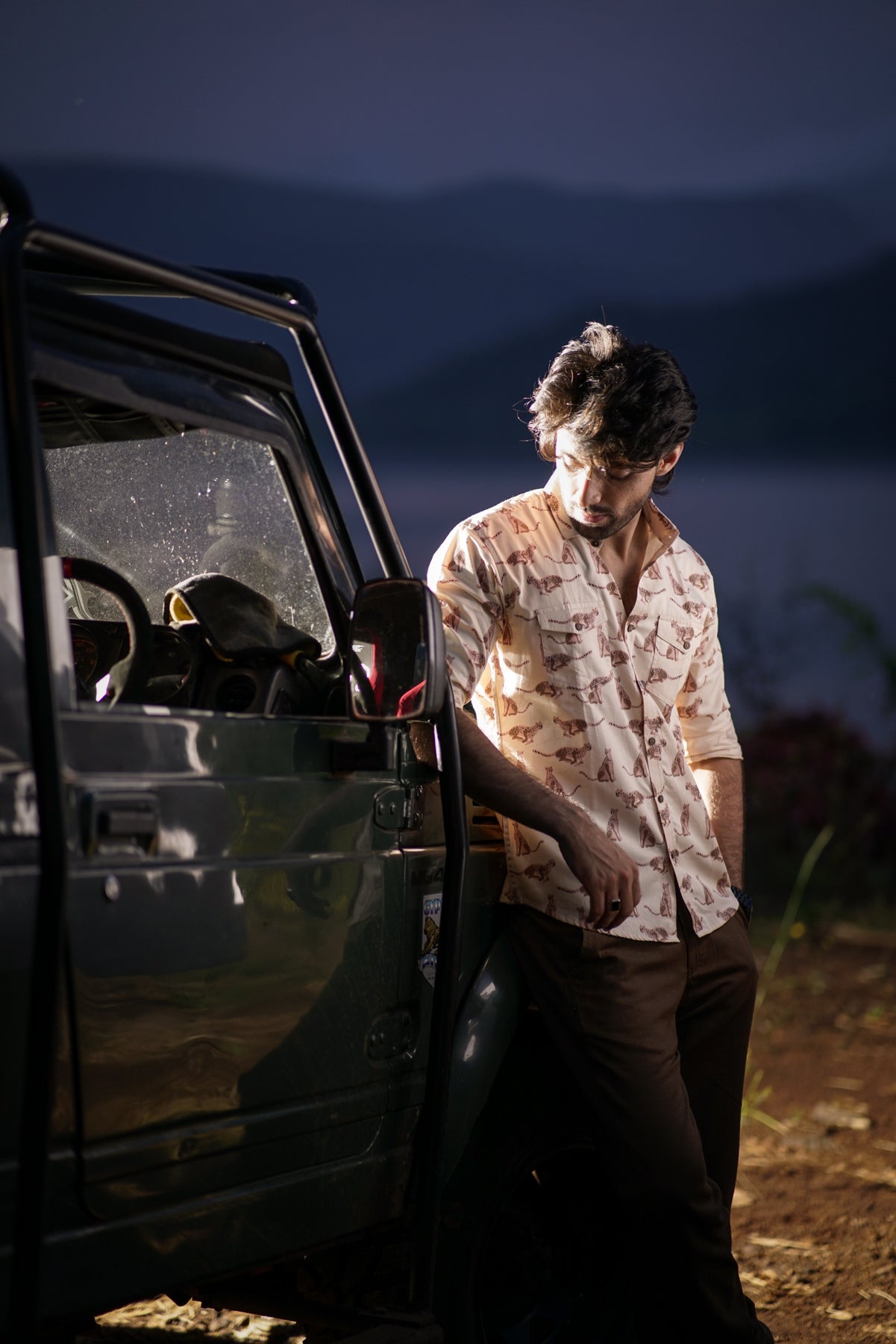 Cheetah Sprint Full-Sleeve Shirt | Safari-Inspired Wild Print