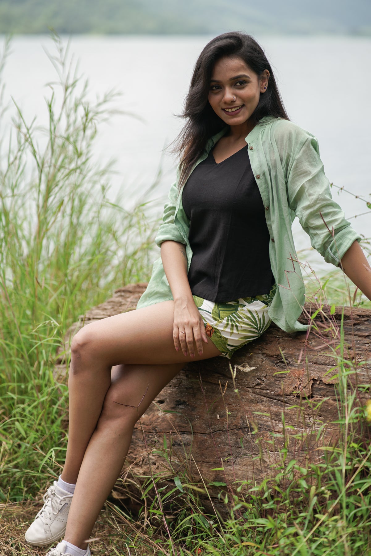 Lightweight Mull Cotton Shirt Shrug | Breezy Safari Layer (Shirt Only) - Jungle Stories