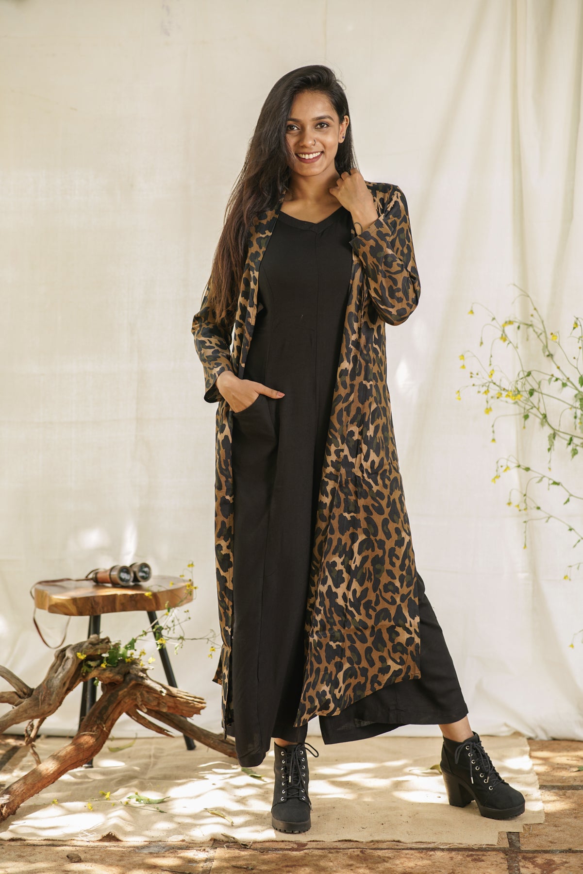 Wilderness Co-ord Set | Spaghetti Jumpsuit + Jacket