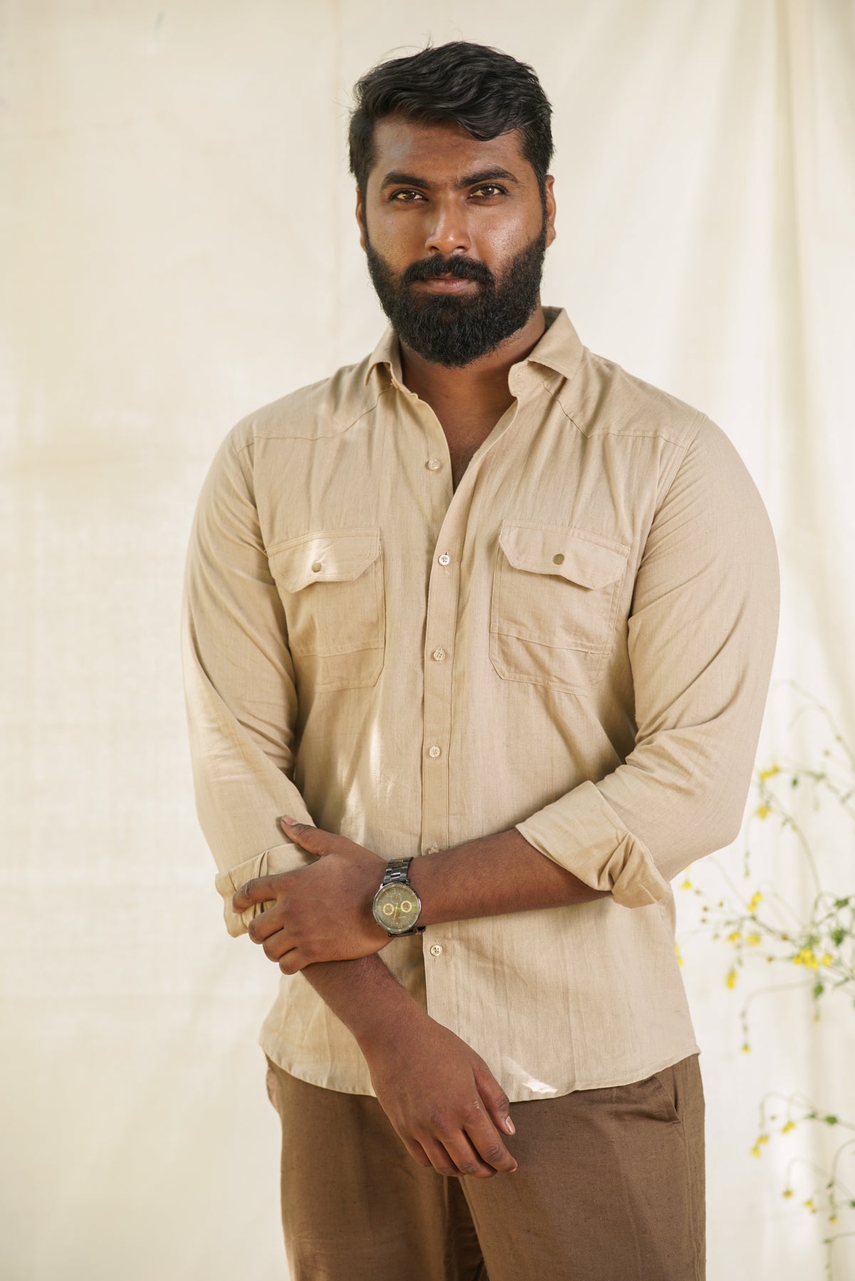 William- Explorer's Edge Shirt | With Snap Buttons & Double Pockets