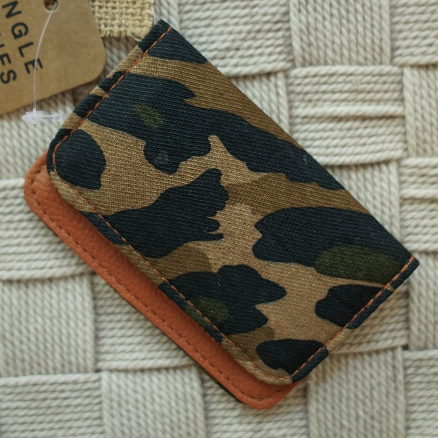 Explorer's Card Holder | Compact Canvas-Lined Cotton