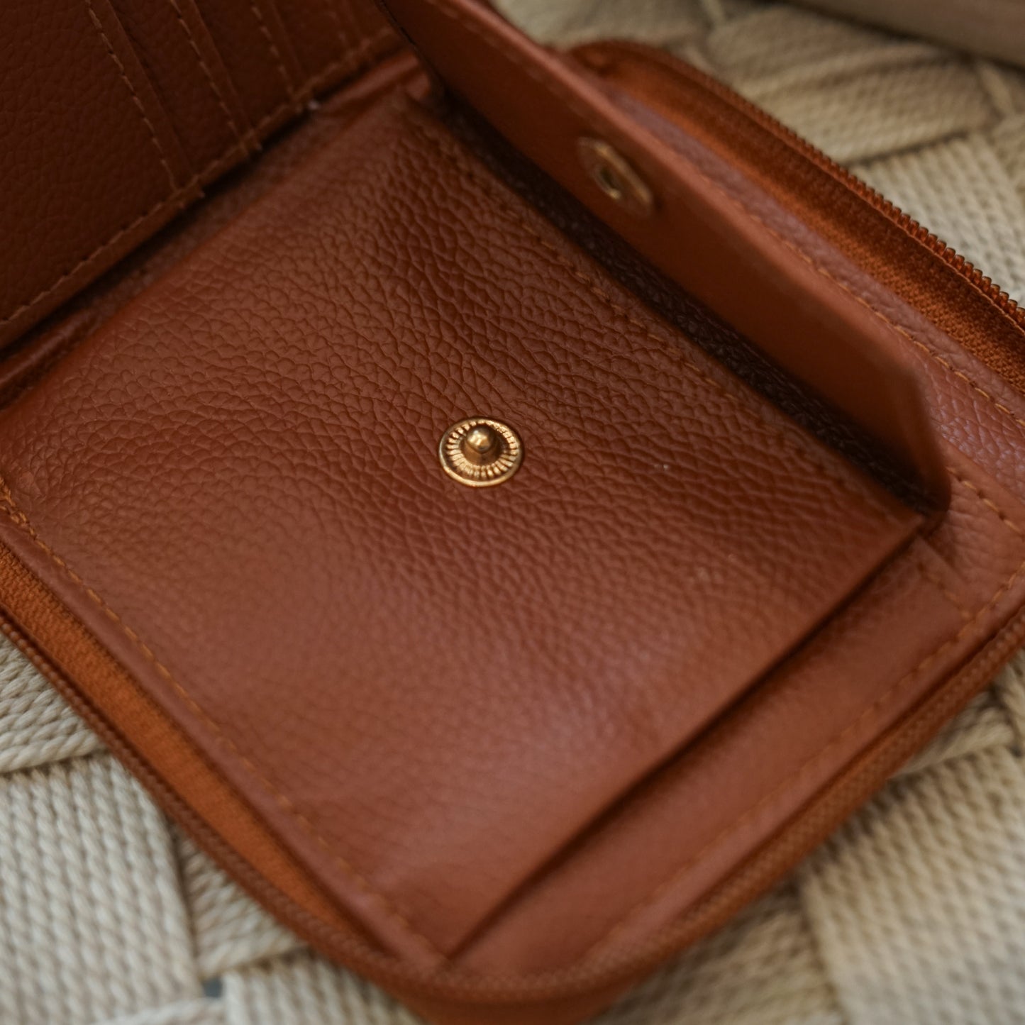 Trailblazer Square Wallet | Canvas and Faux Leather