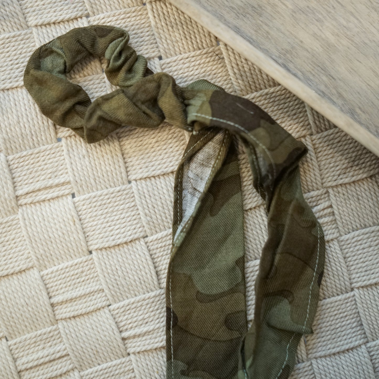 Explorer Tie-Up Scrunchie | Cotton Rayon