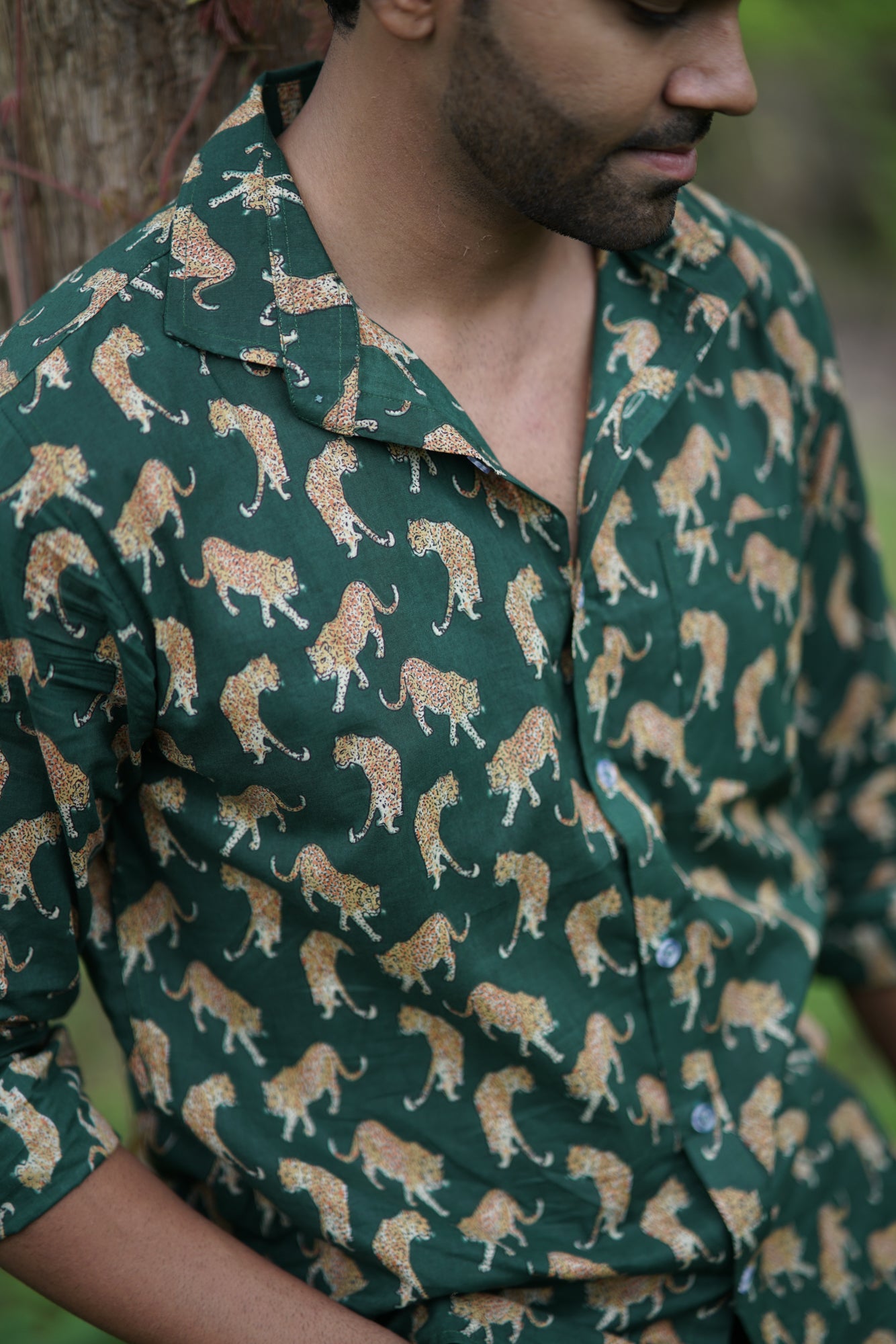 Aiden- Leopard Print Shirt