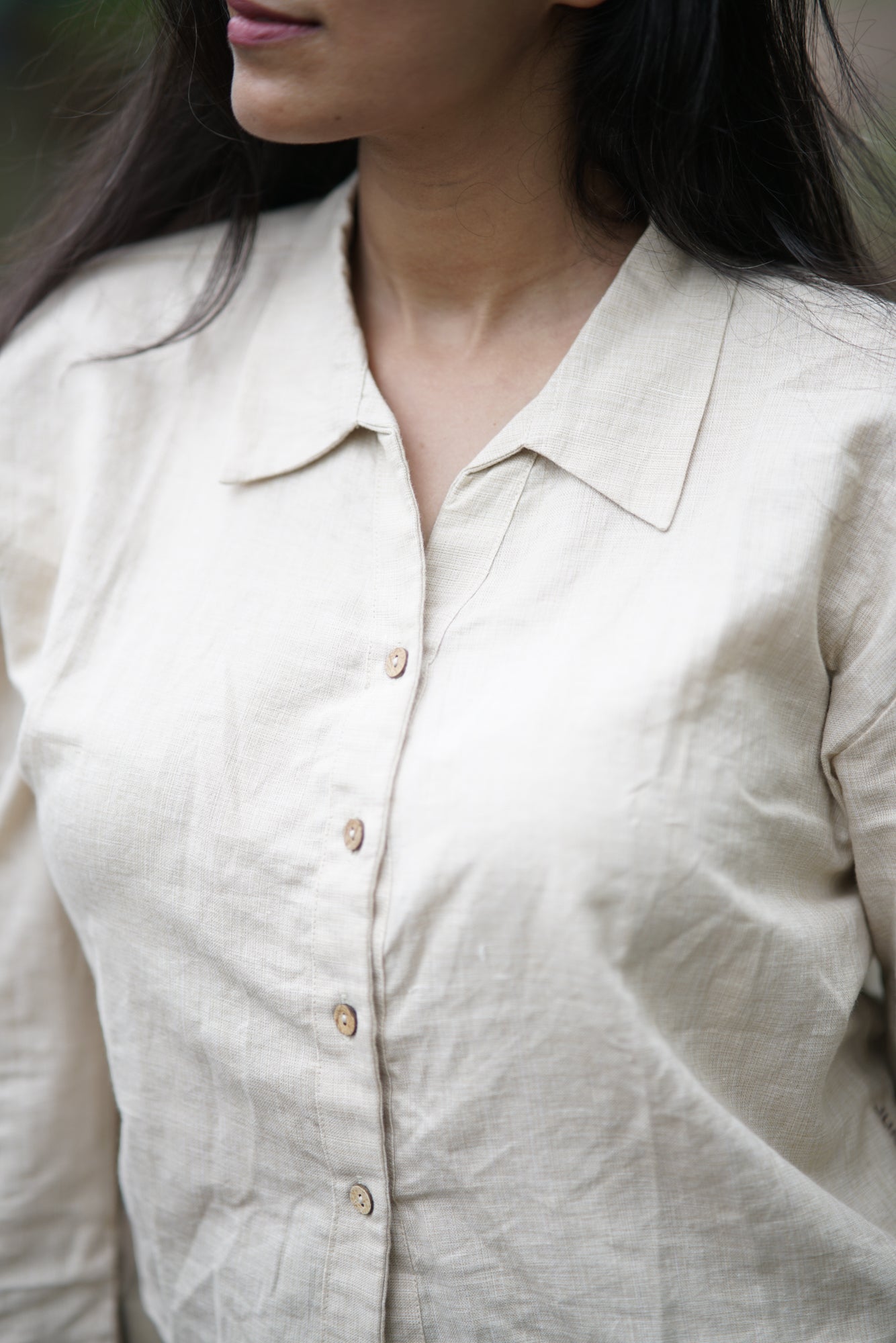 Giselle- cropped shirt