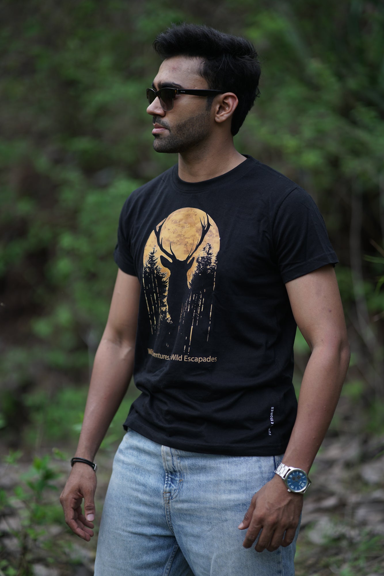 Unisex Cotton Knit T-Shirt – Wild Adventures Edition