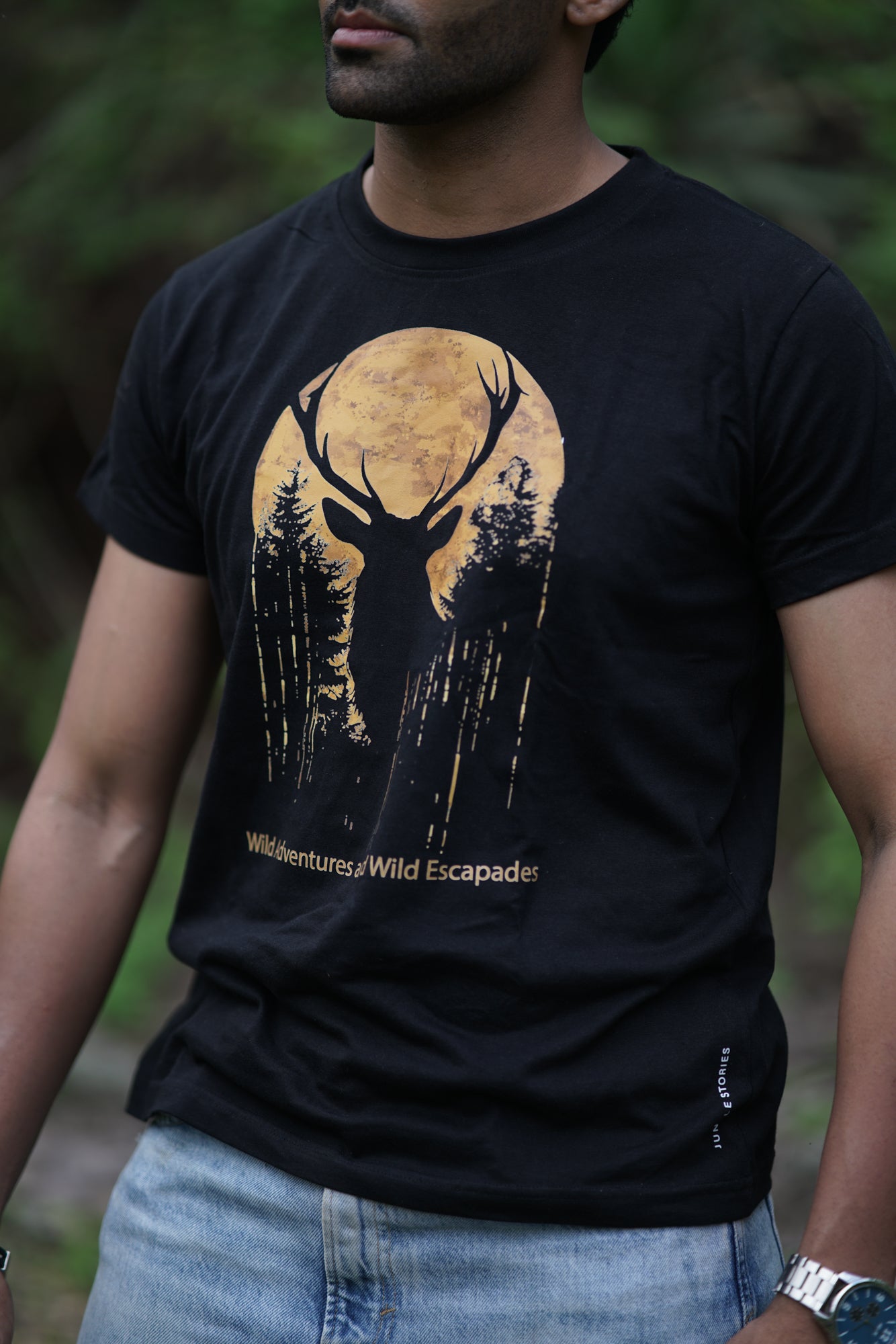Unisex Cotton Knit T-Shirt – Wild Adventures Edition