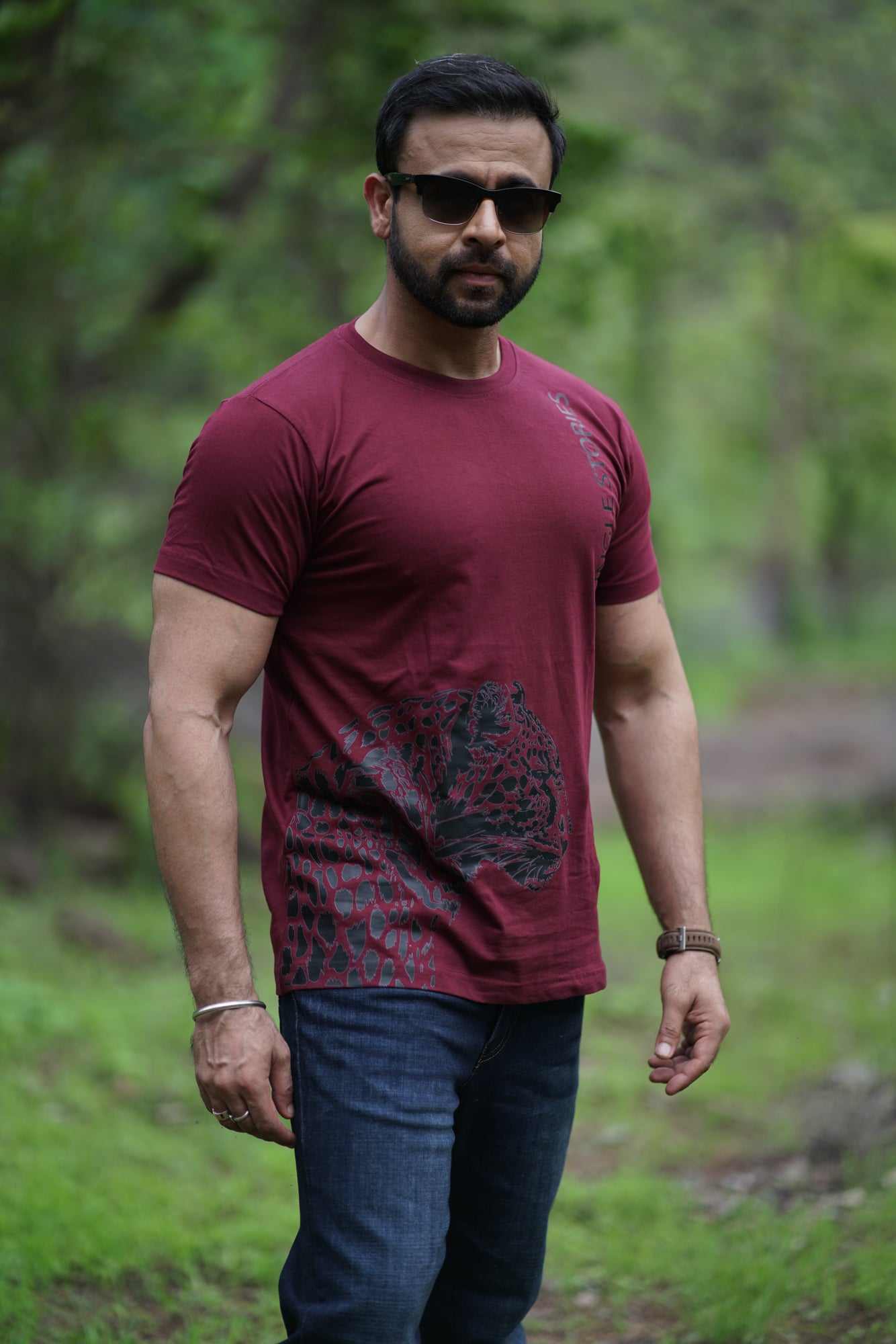 Unisex Cotton Knit T-Shirt – Jungle Power Edition