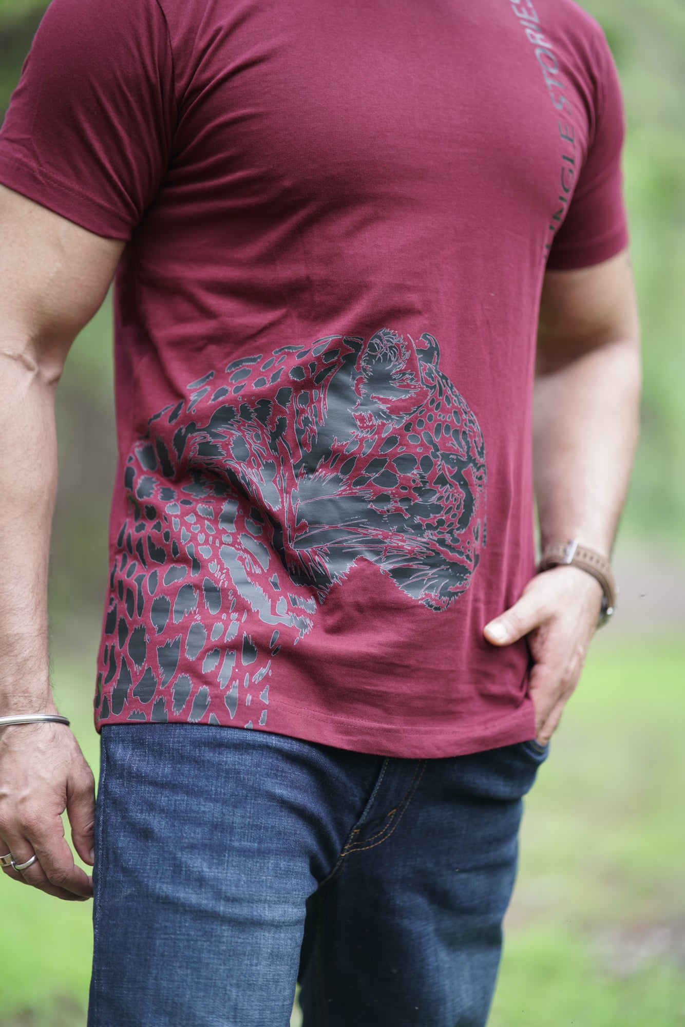 Unisex Cotton Knit T-Shirt – Jungle Power Edition