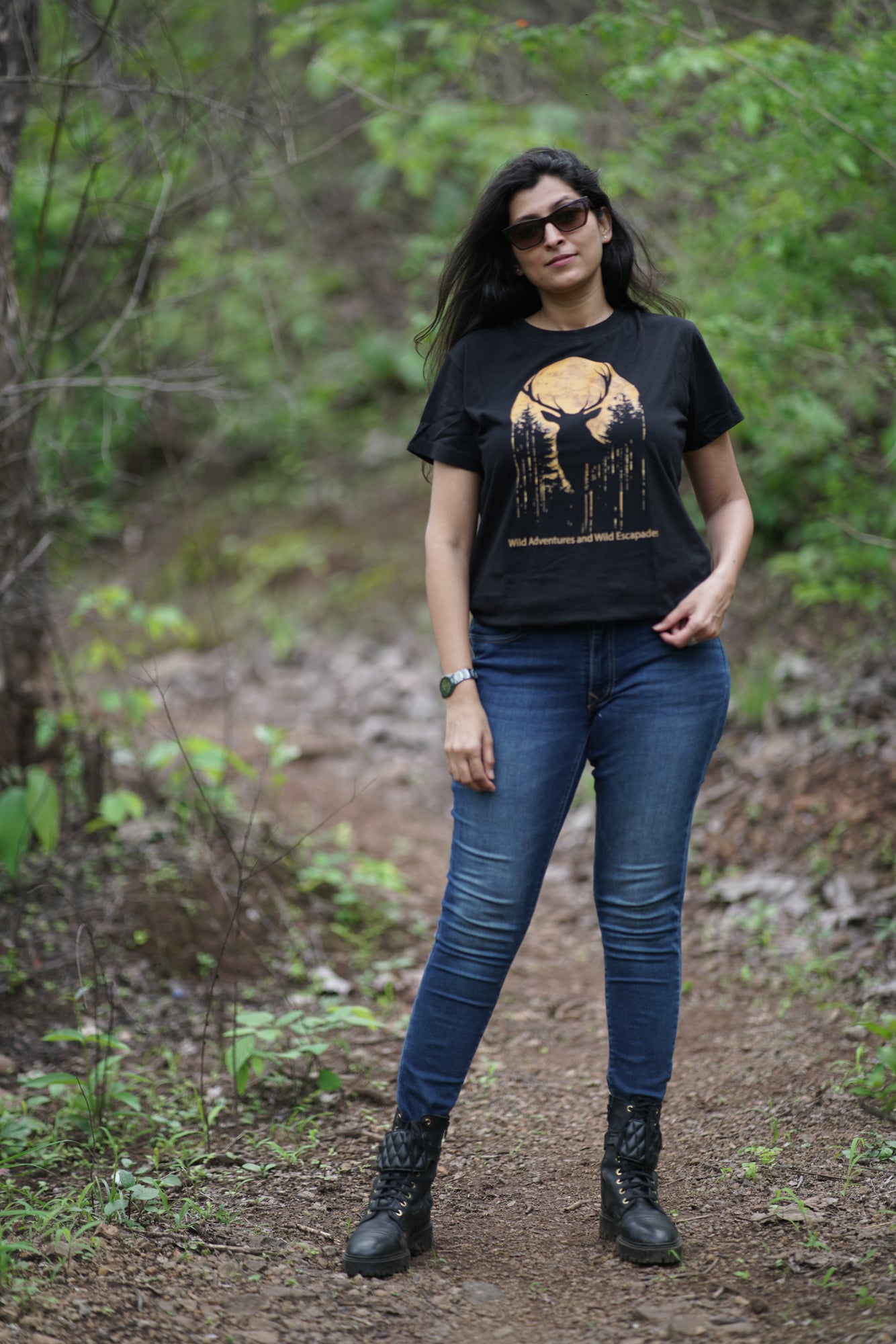 Unisex Cotton Knit T-Shirt – Wild Adventures Edition