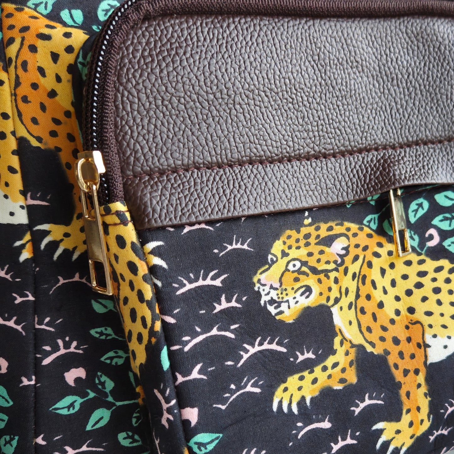 Leopard Print Backpack