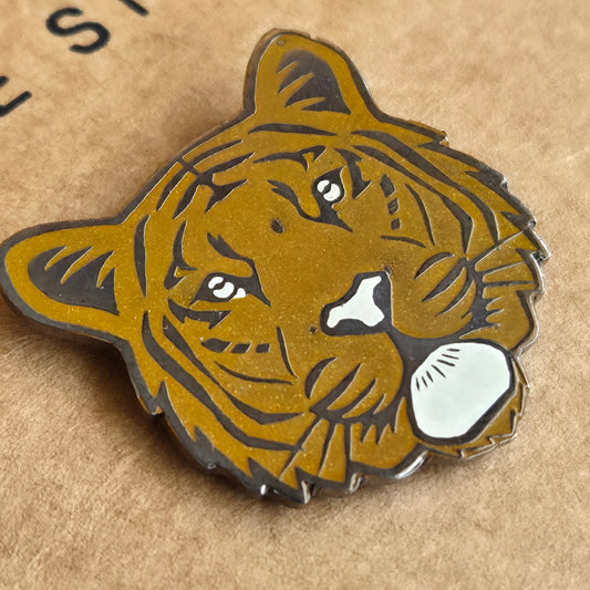 Enamel Pin I Tiger Face
