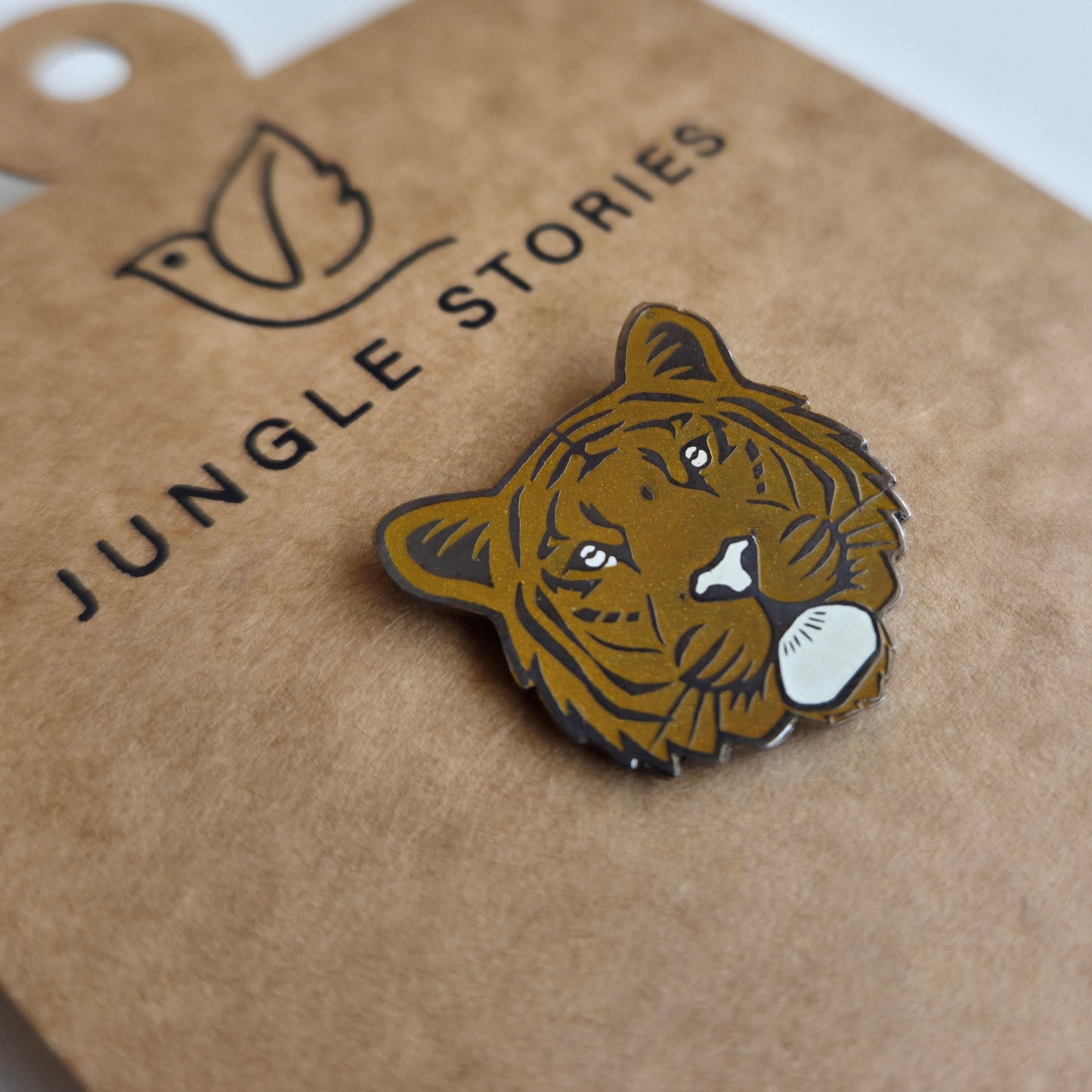 Enamel Pin I Tiger Face