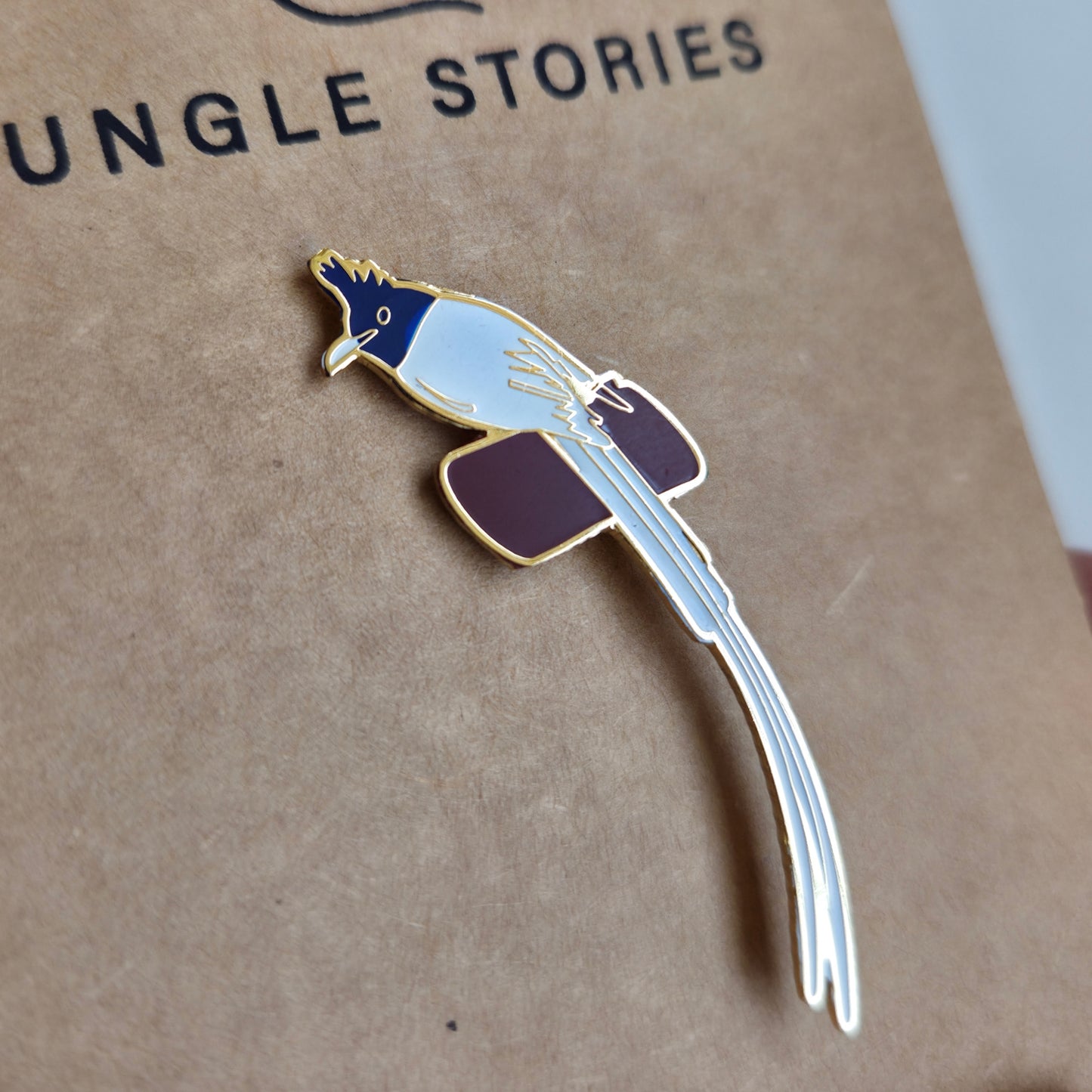 Enamel Pin I Paradise Flycatcher