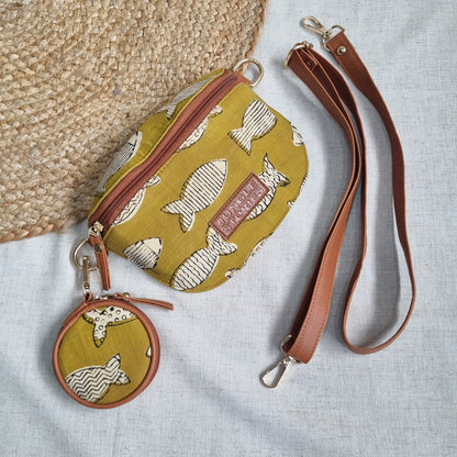 Crossbody Bag- Fish Print