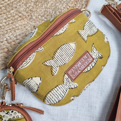 Crossbody Bag- Fish Print