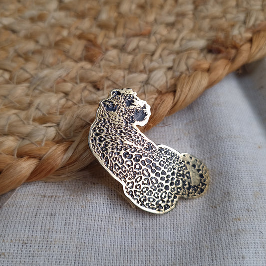 Save Leopard Enamel Pin - 2
