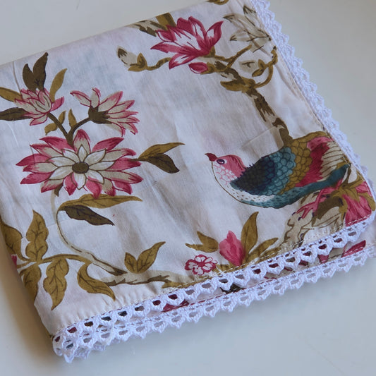 Handkerchief I Flowery Pattern