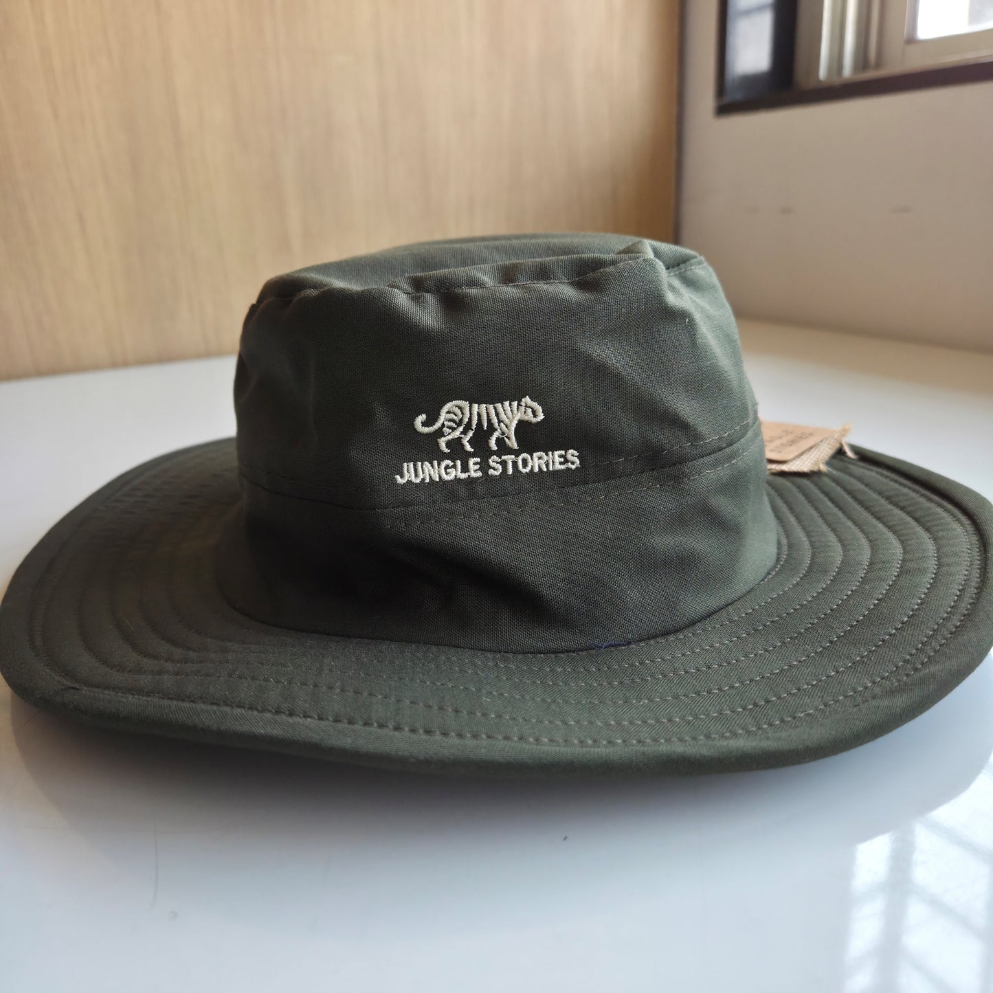 Breathable Safari Hat (Olive green)