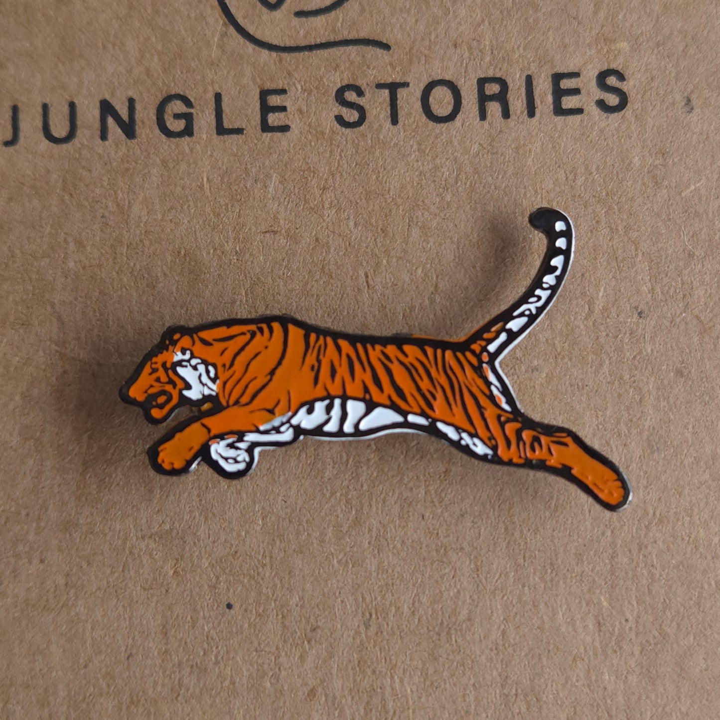 Enamel Pin I Leaping Tiger