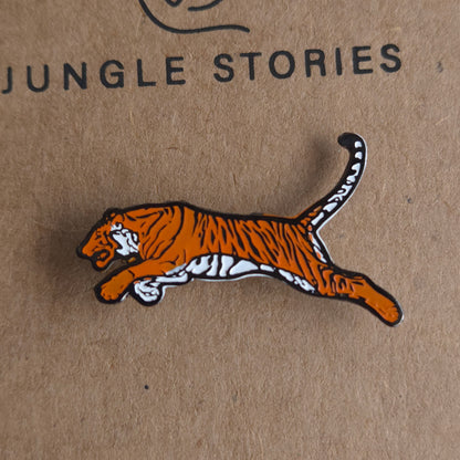 Enamel Pin I Leaping Tiger