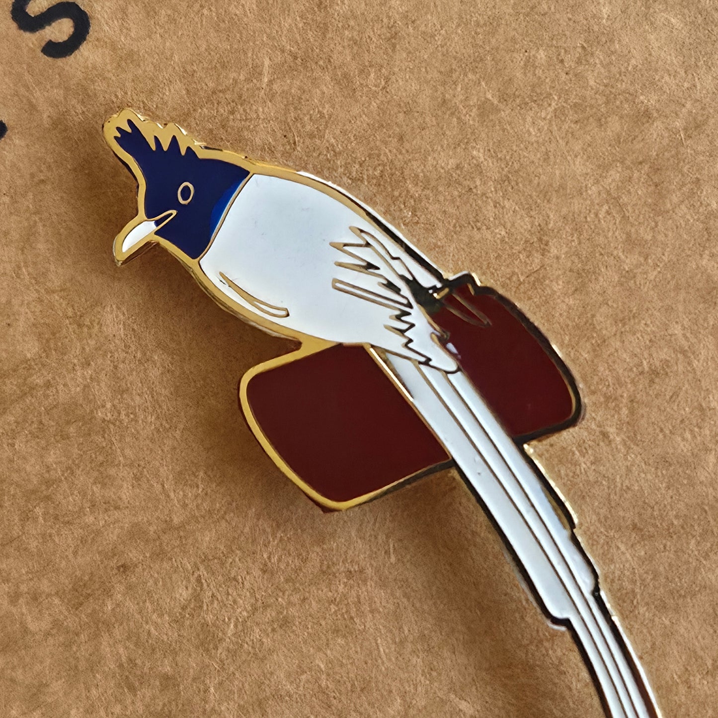Enamel Pin I Paradise Flycatcher