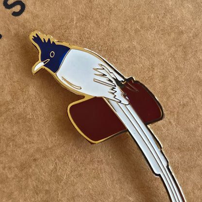 Enamel Pin I Paradise Flycatcher