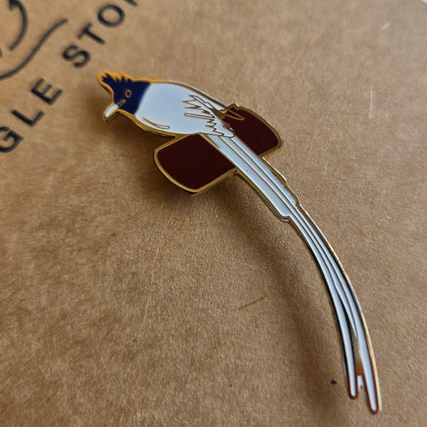 Enamel Pin I Paradise Flycatcher
