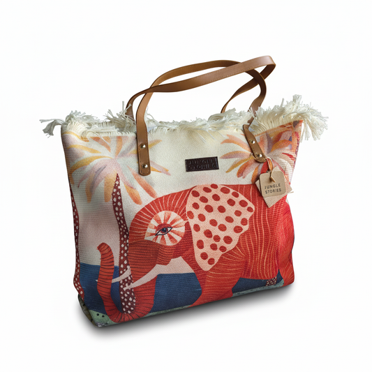 Crimson Tusker Shoulder Bag