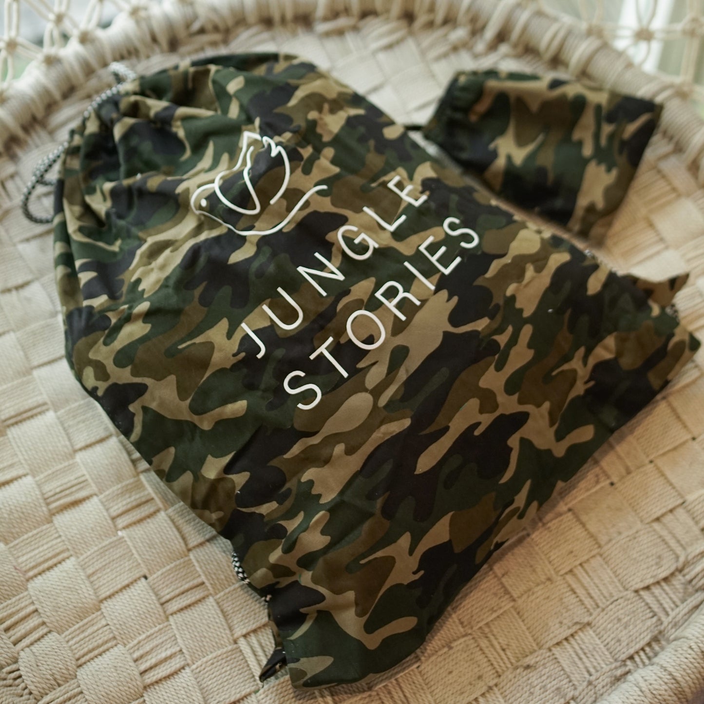 Camouflage Companion Drawstring Bag | Foldable Travel Essential