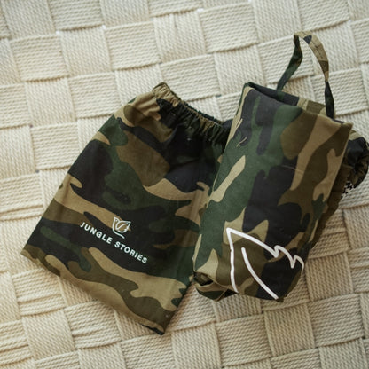 Camouflage Companion Drawstring Bag | Foldable Travel Essential