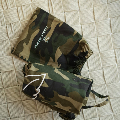 Camouflage Companion Drawstring Bag | Foldable Travel Essential