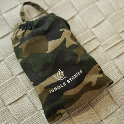 Camouflage Companion Drawstring Bag | Foldable Travel Essential