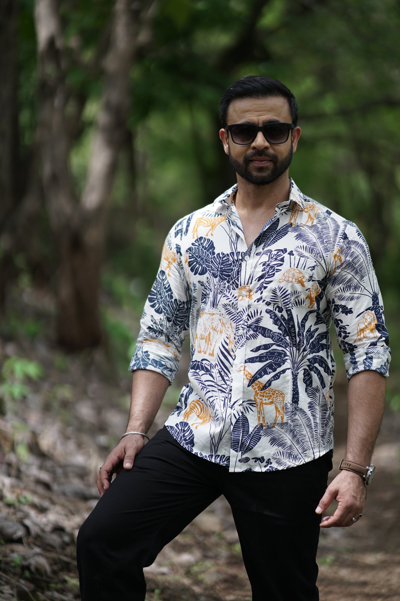 Arthur- Ivory Safari Shirt