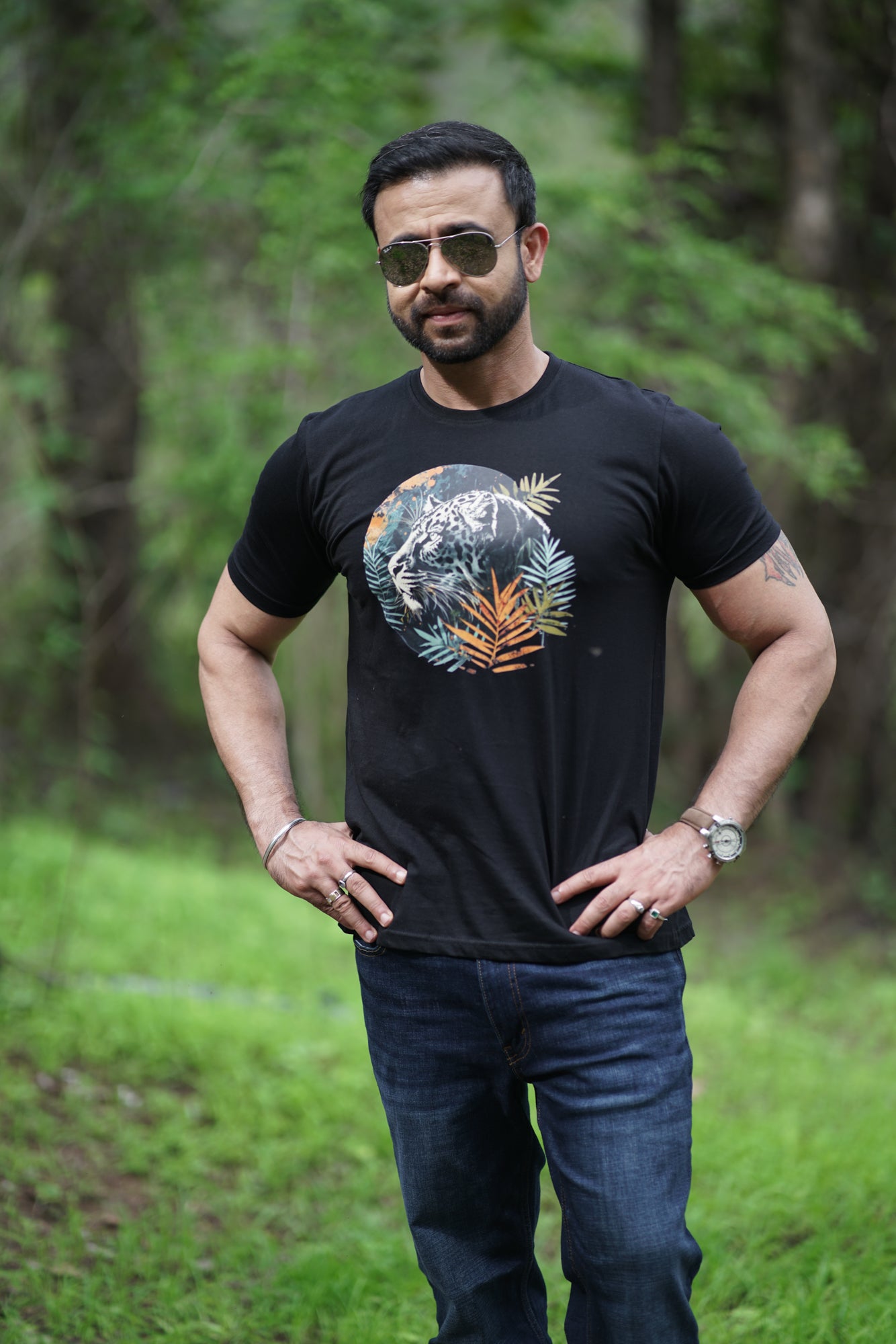 Unisex Cotton Knit T-Shirt – Into the Wild Edition