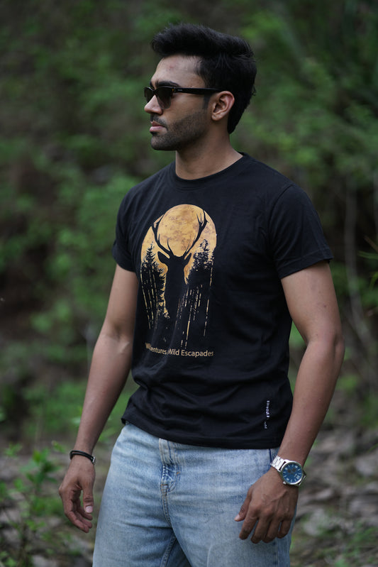 Unisex Cotton Knit T-Shirt – Wild Adventures Edition
