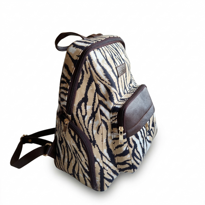 Tiger Print Backpack