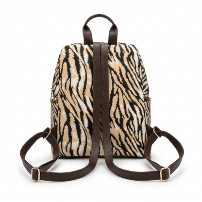Tiger Print Backpack