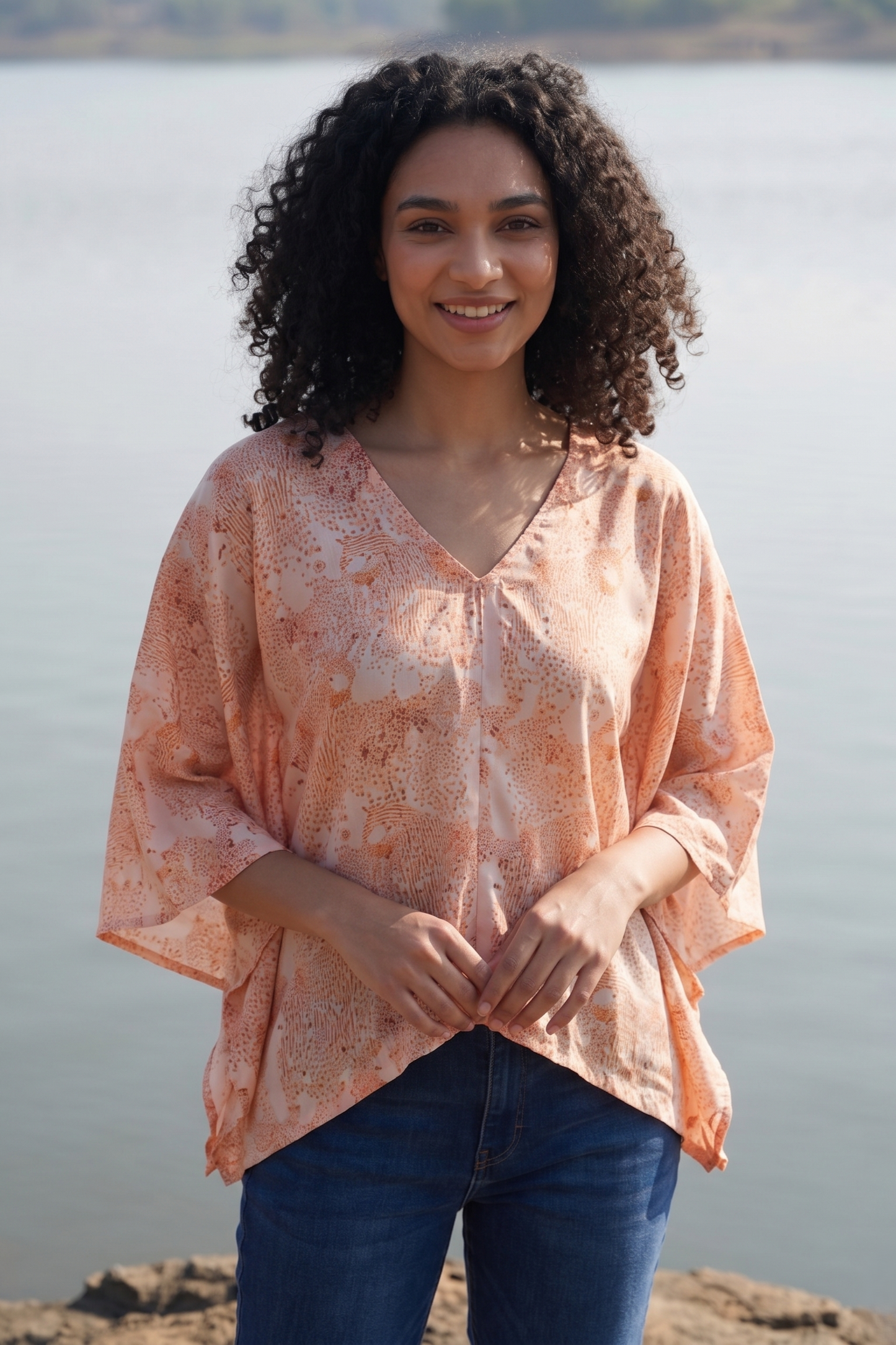 Sauna I Kaftan Style Top