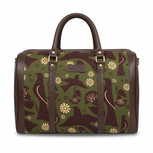 Floral Print Duffle Bag