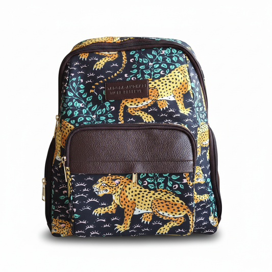 Leopard Print Backpack