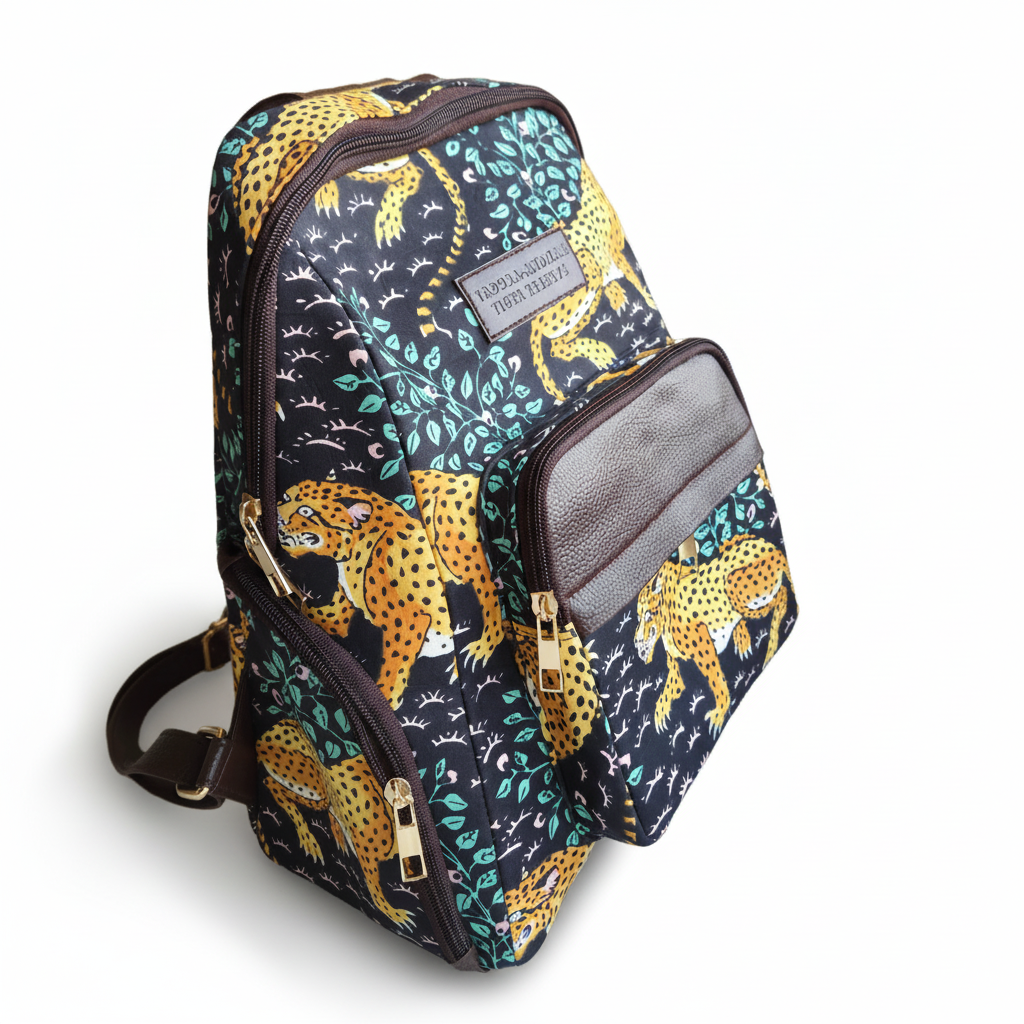 Leopard Print Backpack