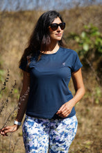 Load image into Gallery viewer, Sundari –Comfort and Active Fit BluePrinted Yoga Pants
