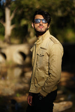 Load image into Gallery viewer, Raiyakasa – Jungle Stories Beige Color Cotton Sturdy Jacket
