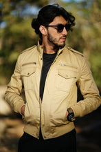 Load image into Gallery viewer, Raiyakasa – Jungle Stories Beige Color Cotton Sturdy Jacket
