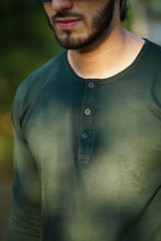 Load image into Gallery viewer, Munna - Earthy Colour tones Cotton Based Full T-Shirt (Dark Green)
