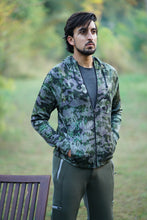 Load image into Gallery viewer, Satwahan – Men’s Vibrant Jungle Print Comfort Fit Terry Hoodie
