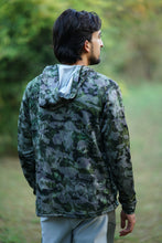 Load image into Gallery viewer, Satwahan – Men’s Vibrant Jungle Print Comfort Fit Terry Hoodie
